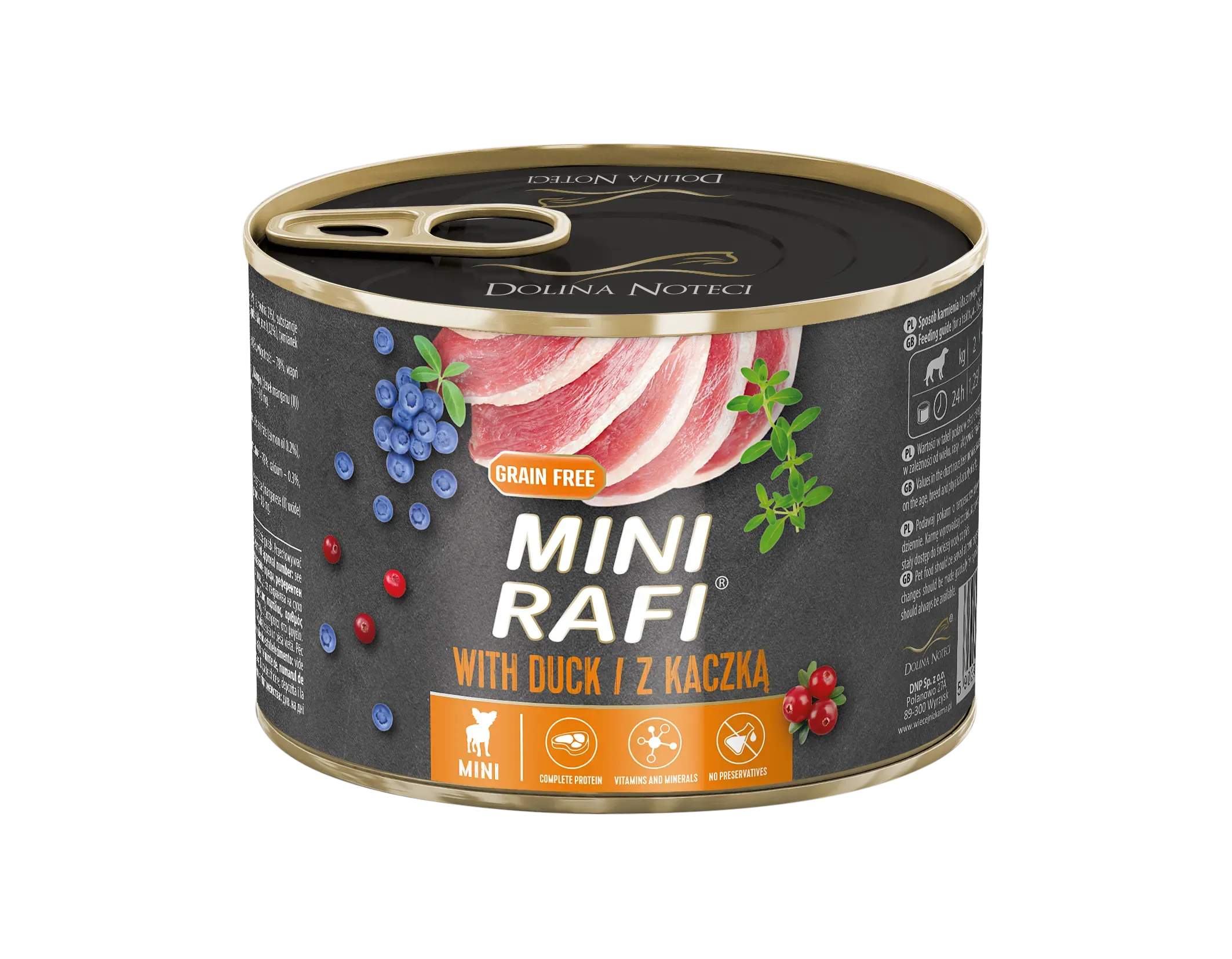 Hrana Umeda Caini, Rafi Dog, Adult Mini, Rata, 185 g