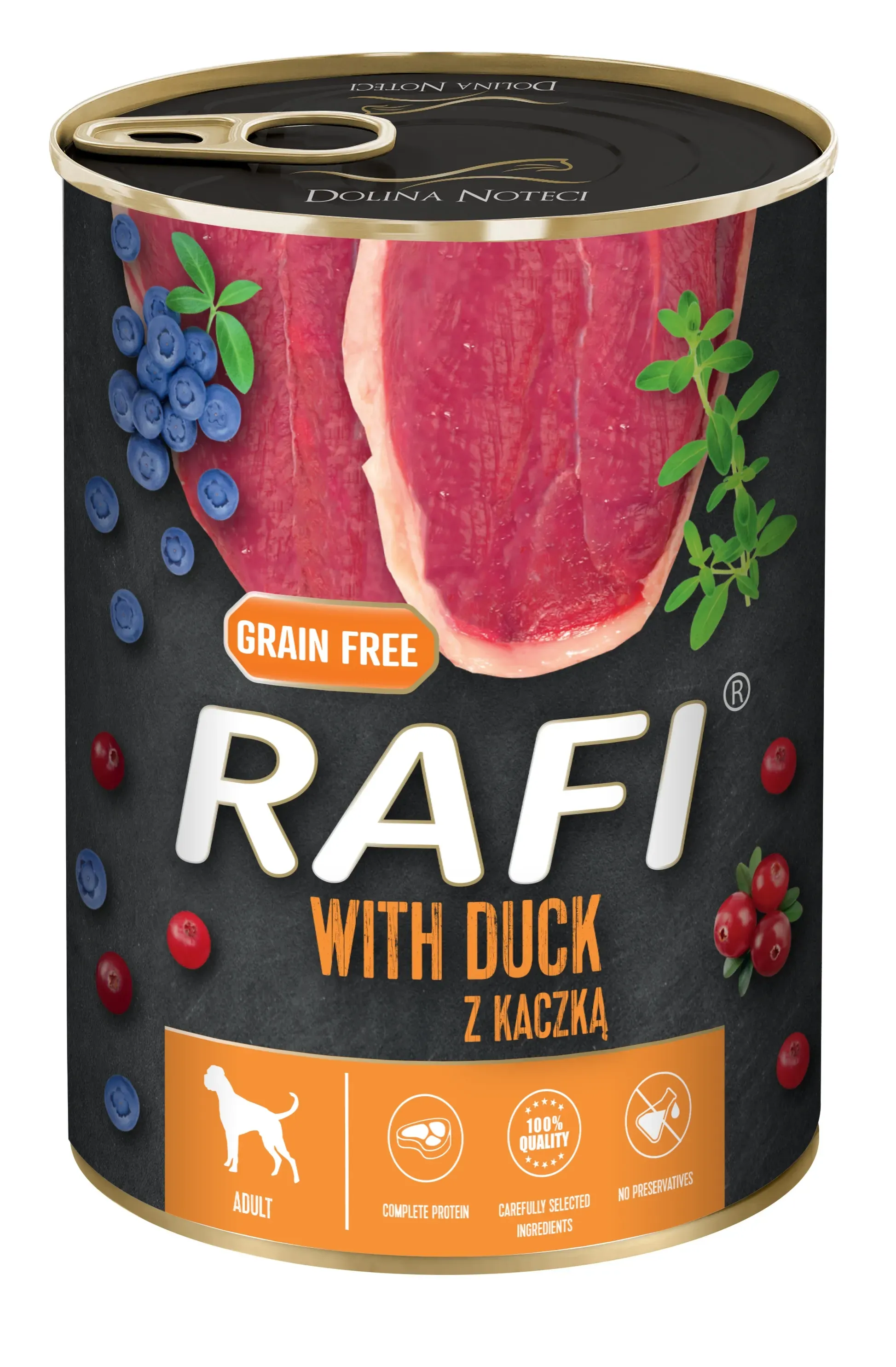 Hrana Umeda Caini, Rafi Dog, Rata si Afine, 400 g