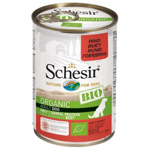 Hrana umeda caini, Schesir Dog Bio Vita, 400 g
