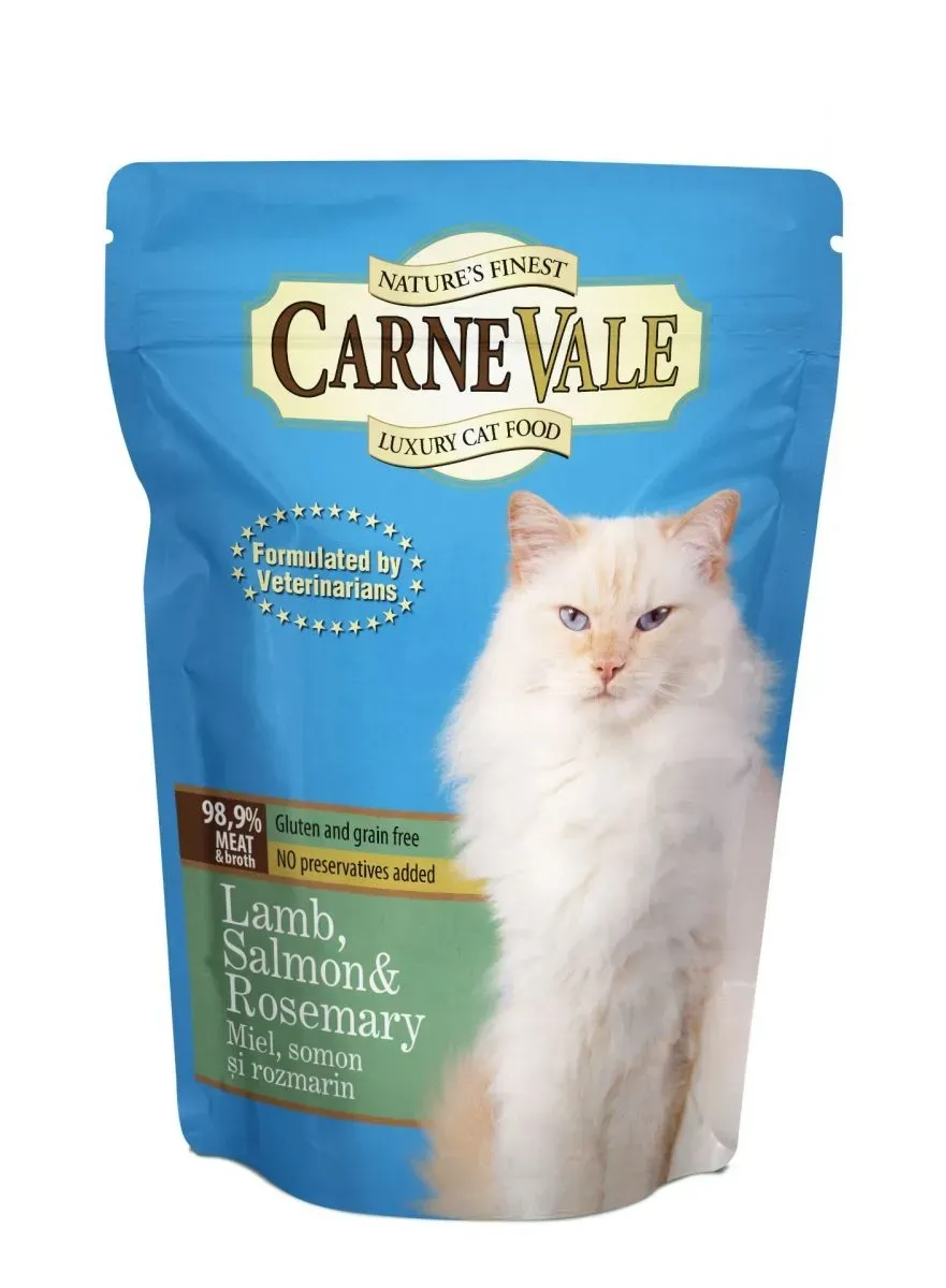 Hrana umeda pisici, Carnevale Miel, Somon & Rozmarin, 85 g