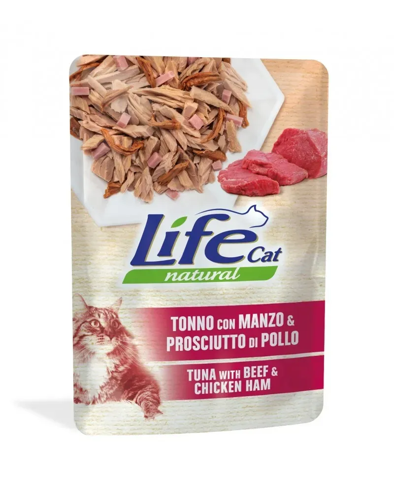 Hrana Umeda Pisici, Life Cat, Ton, Vita & Sunca, 70 g