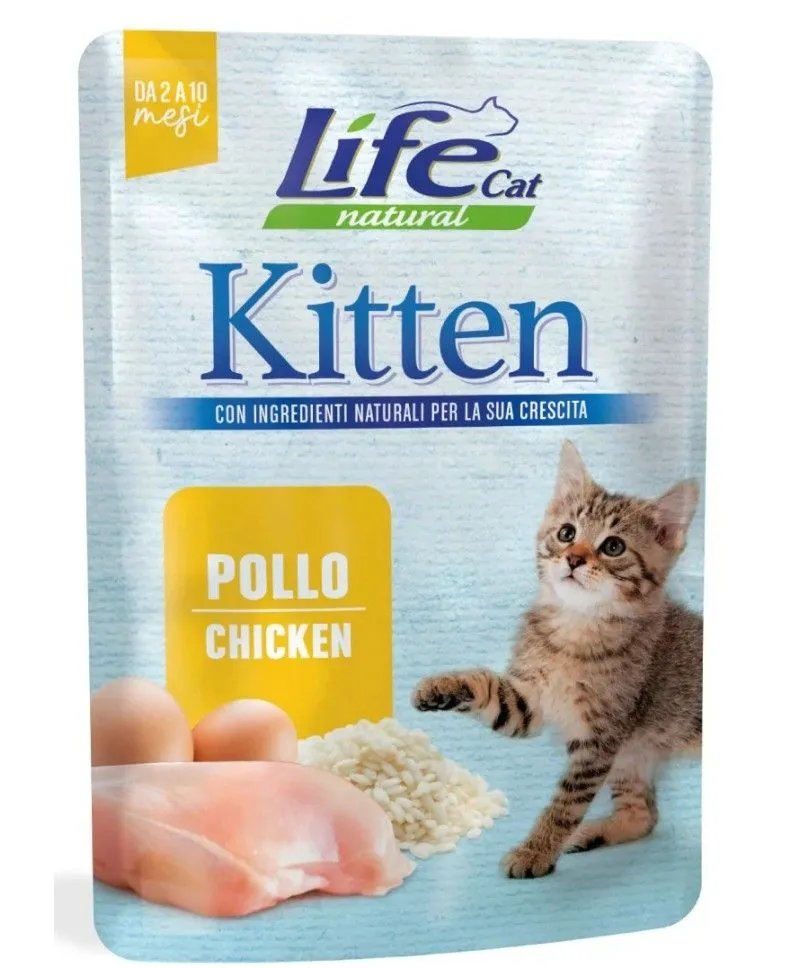 Hrana Umeda Pisici, Life Natural Junior, Pui, 70 g