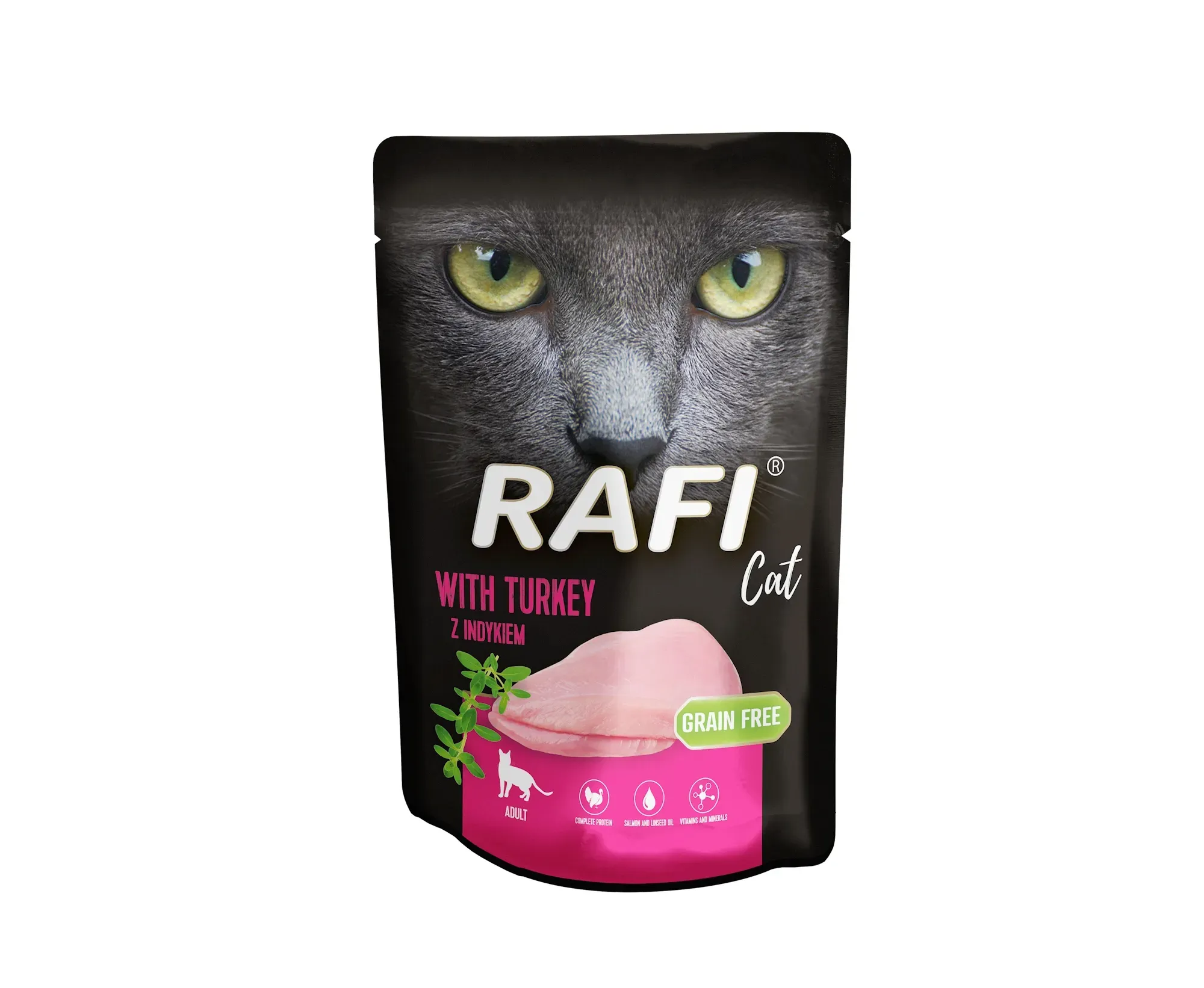 Hrana Umeda Pisici, Rafi Cat, Curcan, 100 g