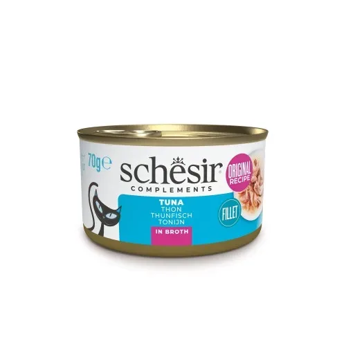 Hrana umeda pisici, Schesir, Ton in Supa, 70 g
