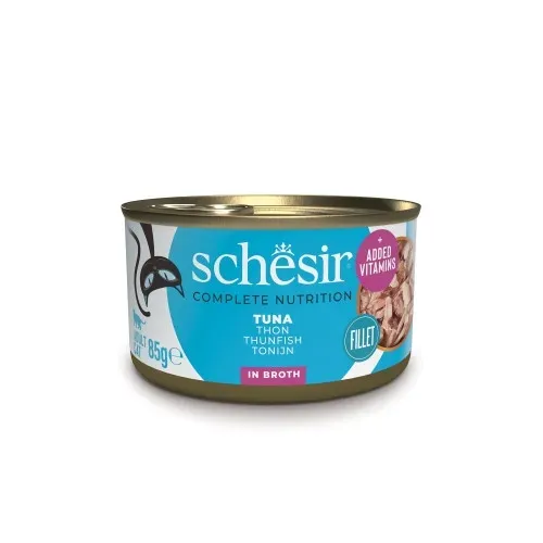 Hrana umeda pisici, Schesir, Ton in Supa, 85 g
