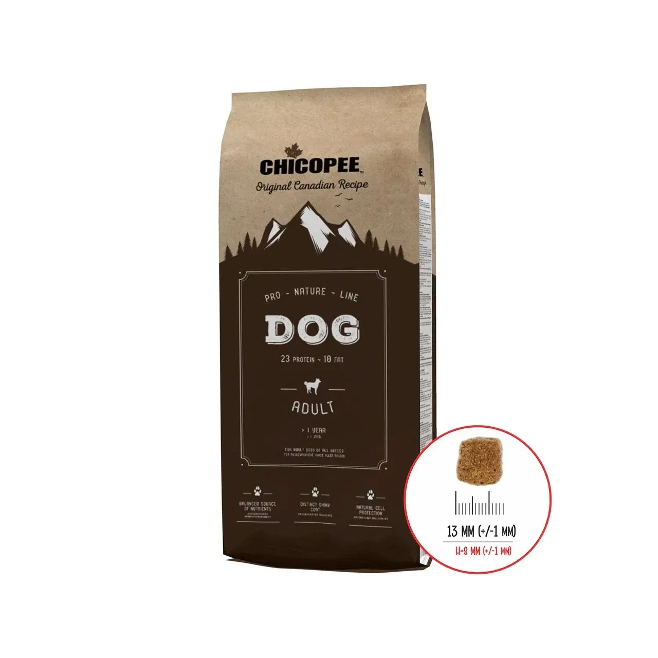 Hrana Uscata Caini, Chicopee Pro Nature Line, Adult, 20 kg