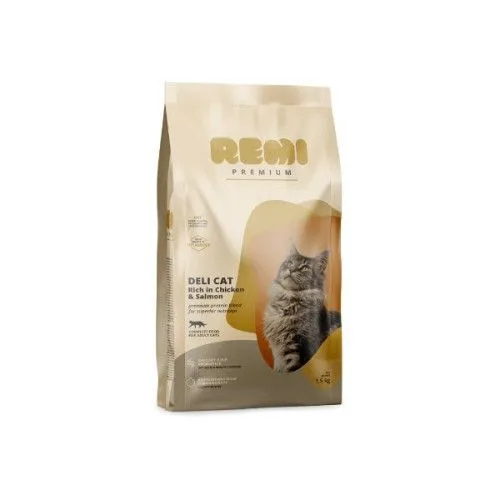 Hrana Uscata Pisici, Remi Premium Adult Deli Cat cu Pui, 8 kg