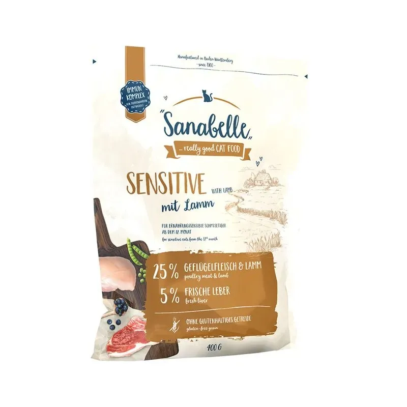 Hrana uscata pisici, Sanabelle Sensitive, Miel, 400 g