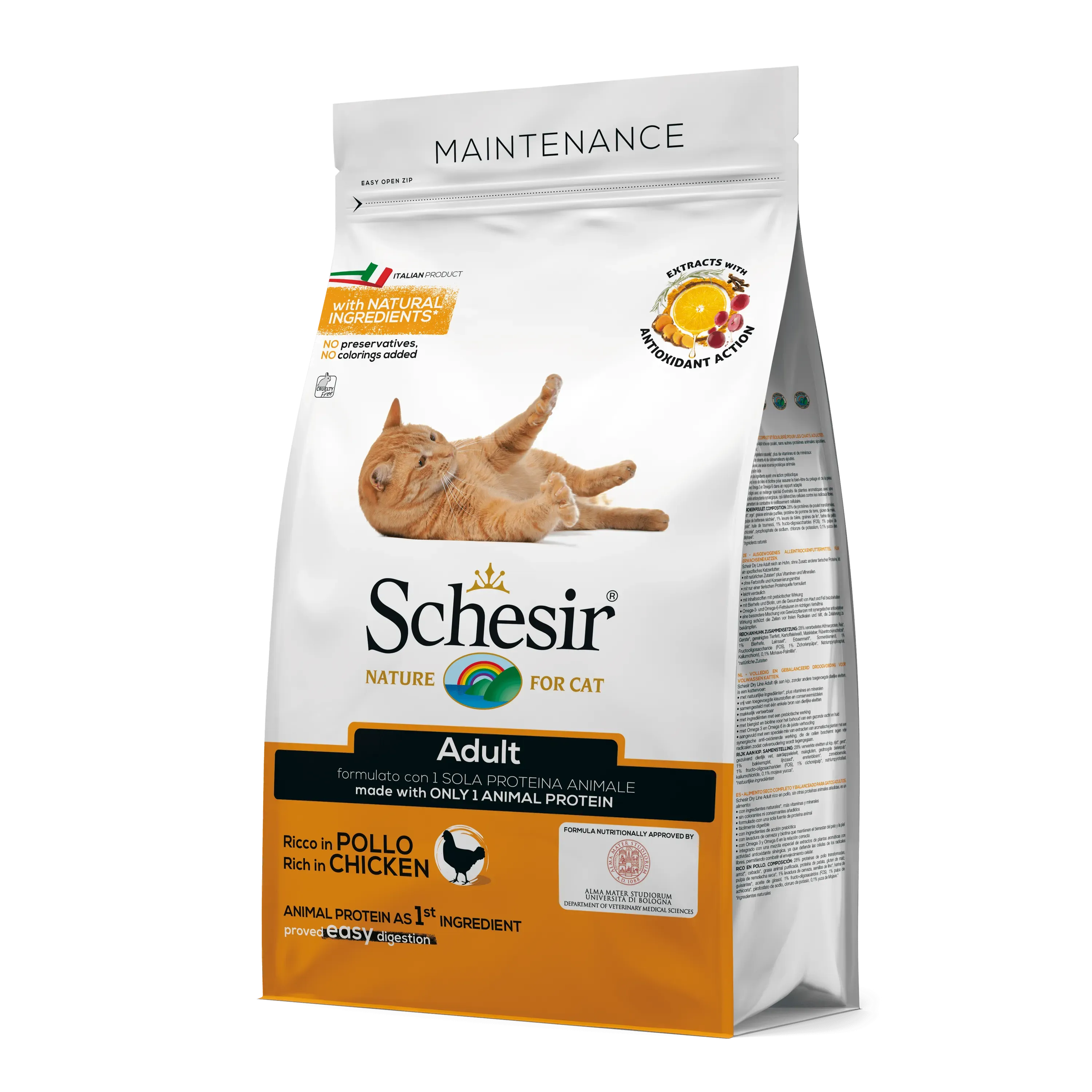 Hrana uscata pisici, Schesir Cat Maintenance Chicken, 10 kg