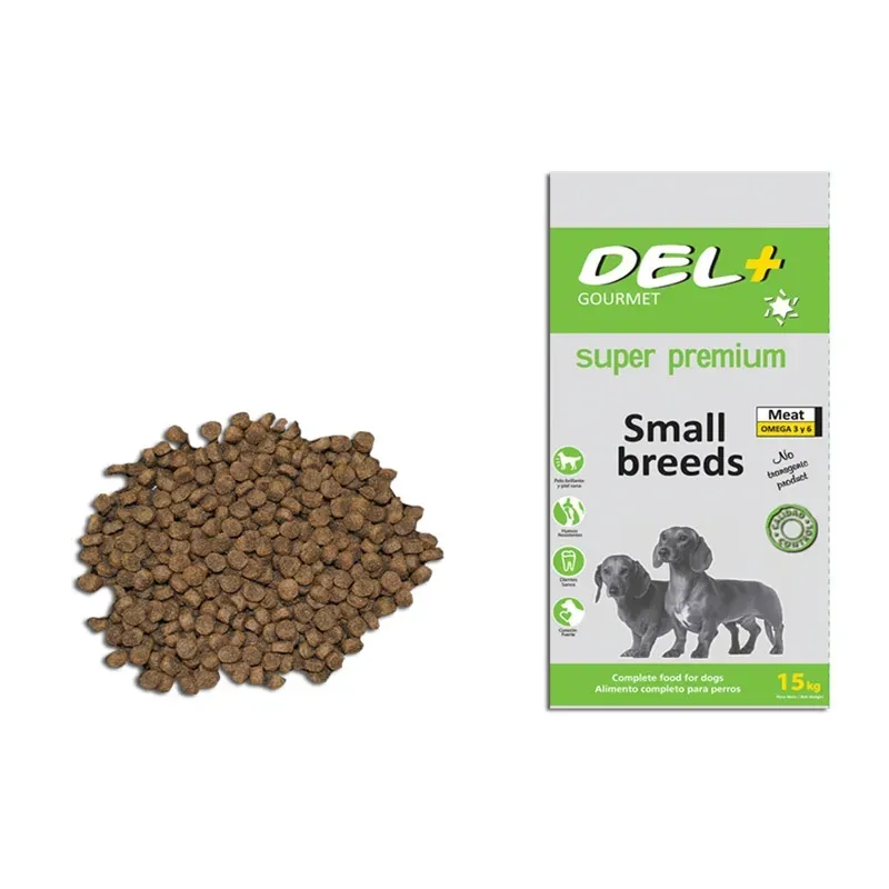 Hrana Uscata Super Premium Catelusi de Talie Mica Gourmet Del+ Small Breed, 15 kg