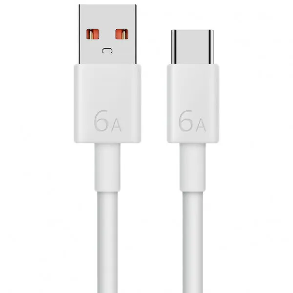 Huawei Cablu Date si Incarcare USB-A - USB-C Huawei, 66W, 1m, Alb