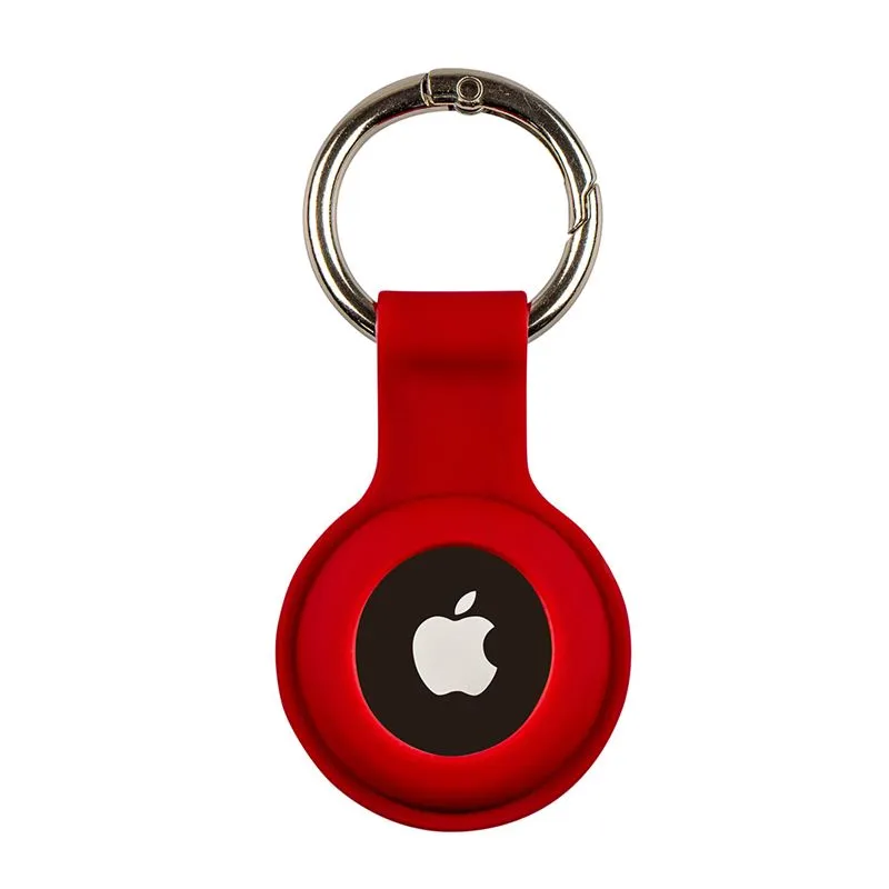 Husa de protectie tip breloc Mobile Origin Key Chain compatibila cu Apple AirTag Rosu