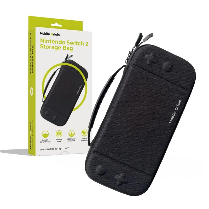 Husa depozitare si transport Mobile Origin compatibila cu Nintendo Switch 2, Negru