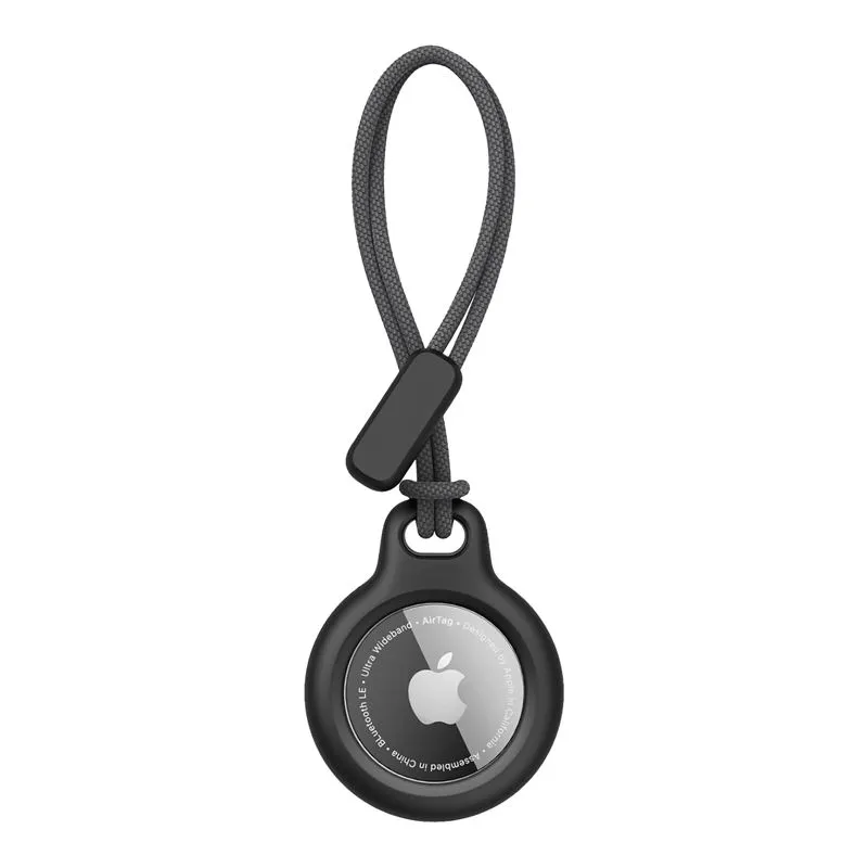 Husa Mobile Origin Airtag Loop A1 compatibila cu Apple AirTag, Negru