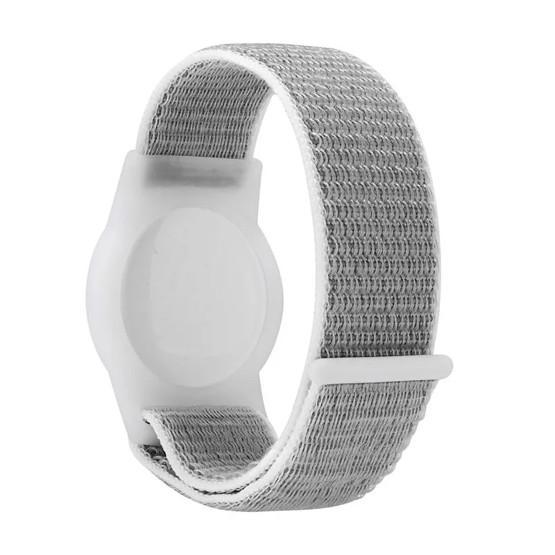 Husa si curea Mobile Origin Strap compatibila cu Apple AirTag Grey