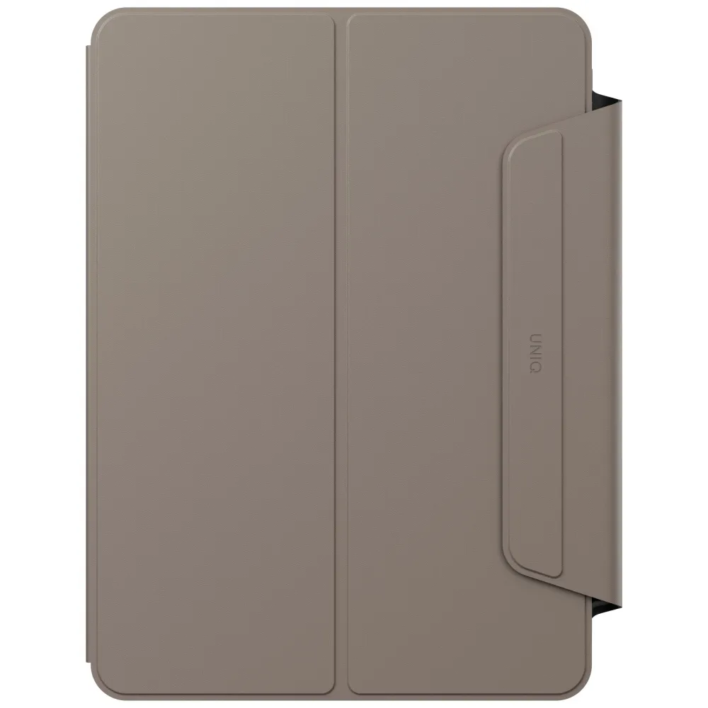 Husa Uniq Rovus Snapmount, Rotire 360 de grade, compatibila cu iPad Air 13 inch 2024/2025, Gri