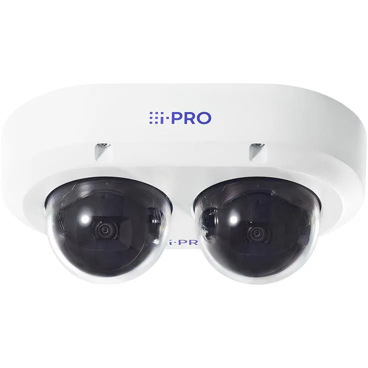 I-PRO Camera de supraveghere i-PRO WV-U85402-V2L , IR 2x 4MP pentru utilizare multidirectionala in exterior, Alb