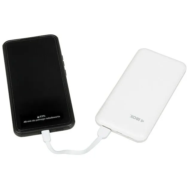 IBOX Baterie externa iBox, 10000 mAh, alb, incarcare rapida, 20 W