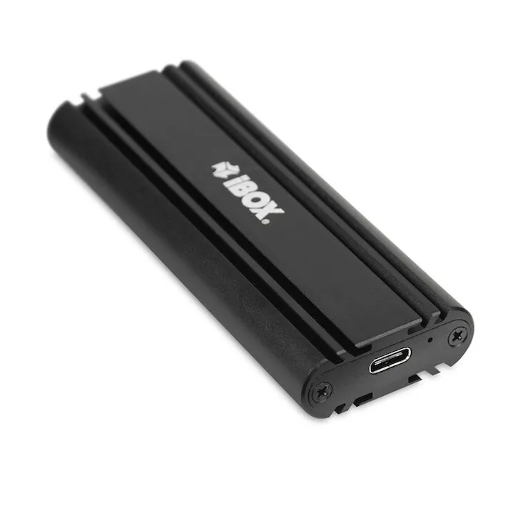 IBOX Carcasa SSD, iBOX HD-07, USB 3.2 Gen 2, compatibil Mac/Linux/Windows, negru, 2.5
