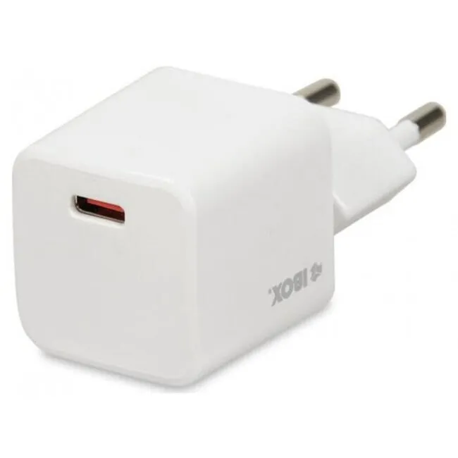 IBOX Incarcator Ibox ILUC38CW Super Si PD30W + 1x USB-C USB-C Cablu 1m Alb