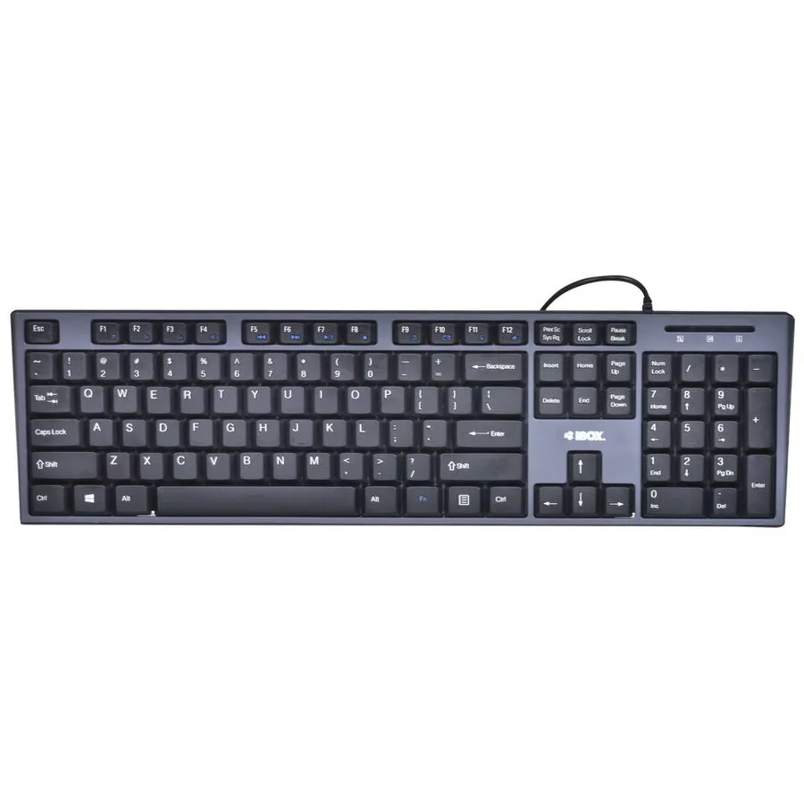IBOX Kit Tastatura si Mouse iBox IKMS606W, USB, US Layout, Negru