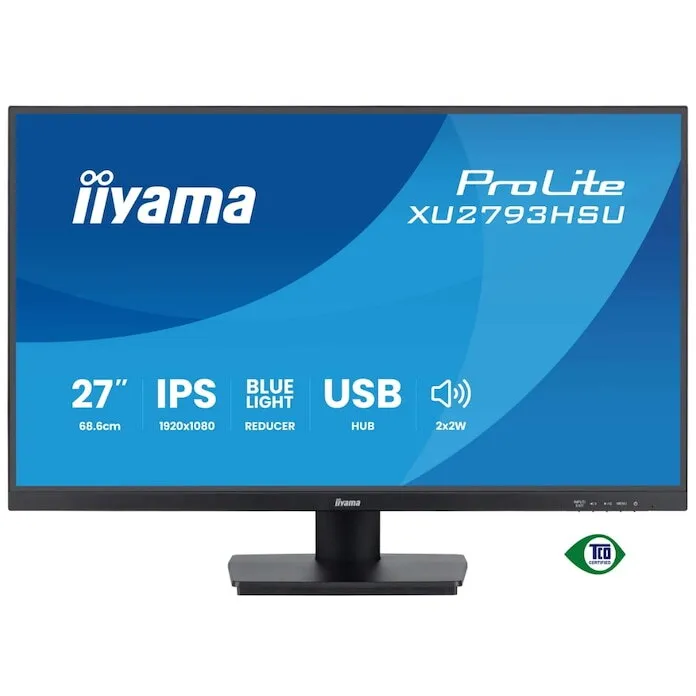 IIYAMA Monitor IPS LED Iiyama ProLite XU2793HSU-B7, 27 inch, FullHD, HDMI, DisplayPort, Boxe,100 Hz, 1 ms, Negru