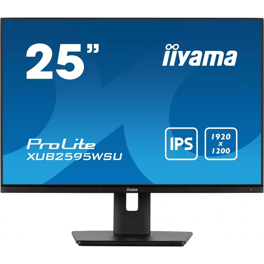 IIYAMA Monitor LED Iiyama, 25 inch, 1920 x 1200, VGA, HDMI, DisplayPort, Pivot, Negru