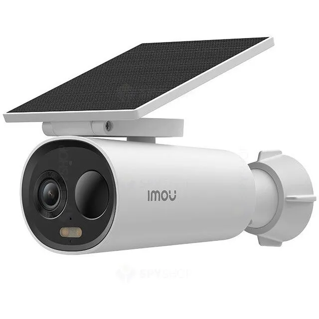 IMOU Camera supraveghere exterior WiFi cu panou solar IMOU Cell 3C IPC-K9DC-5M0WEH-V2, 5 MP, 2.8 mm, IR / lumina alba 15 m