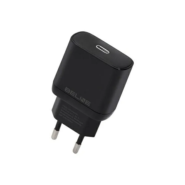 Incarcator retea Beline, 30W, 3A, 1x USB-C, Negru