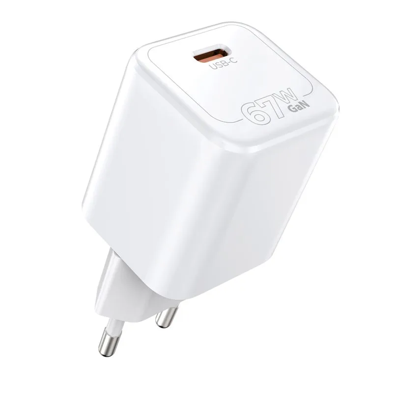 Incarcator retea Mobile Origin GaN, 67W, 3A, 1xUSB-C, Fast Charging, Alb