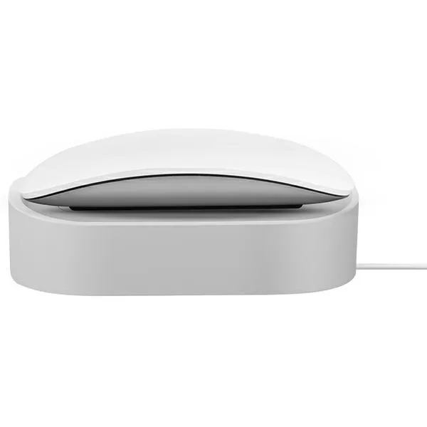 Incarcator Wireless Uniq Nova pentru Magic Mouse / Apple Watch / AirPods, USB-C, Light Gray