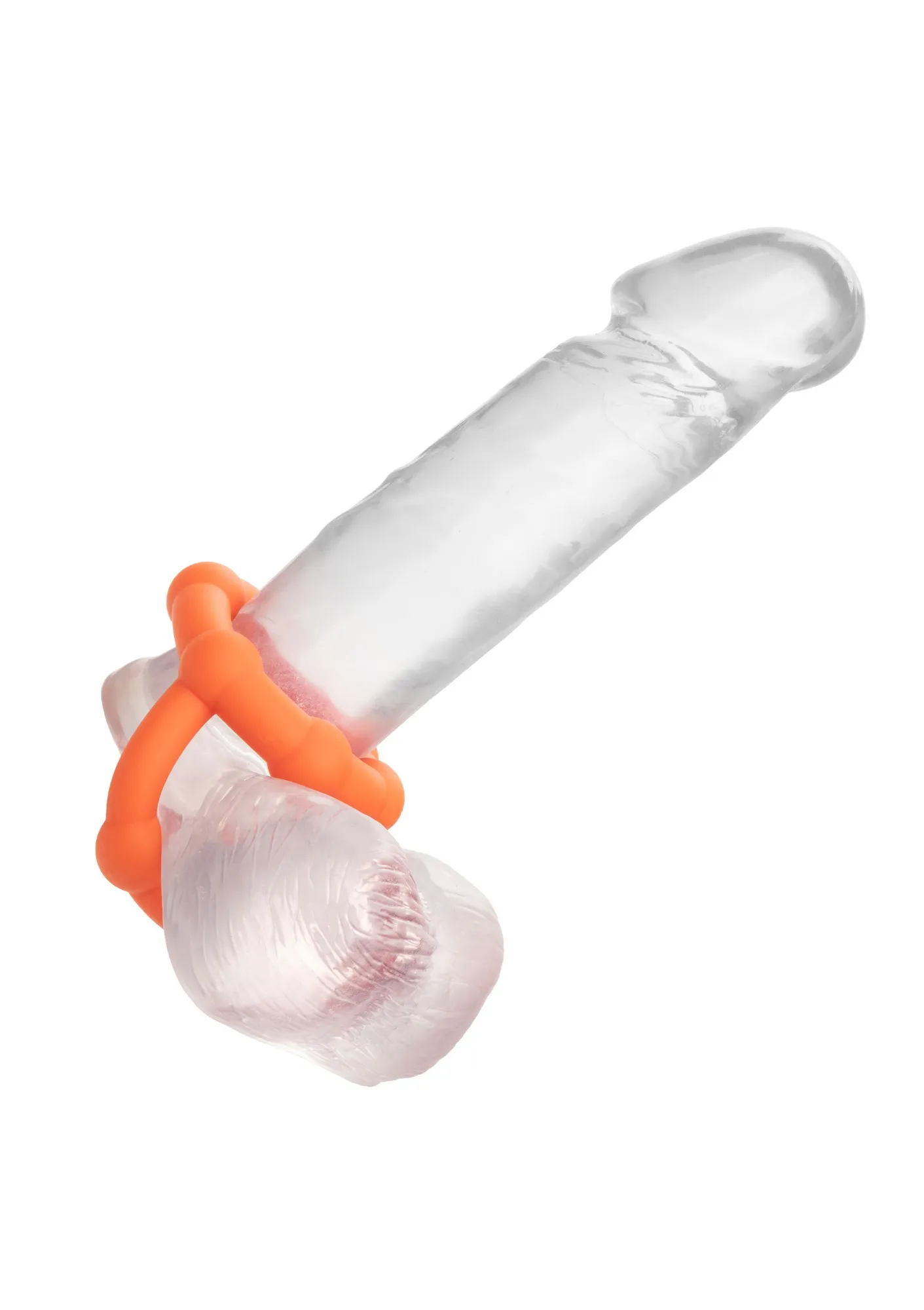 Inel de Penis si Testicule Alpha All Star, Silicon Lichid, Portocaliu