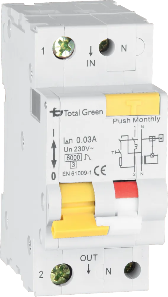 intrerupator automat diferential combinat 1p+n 20a 30ma