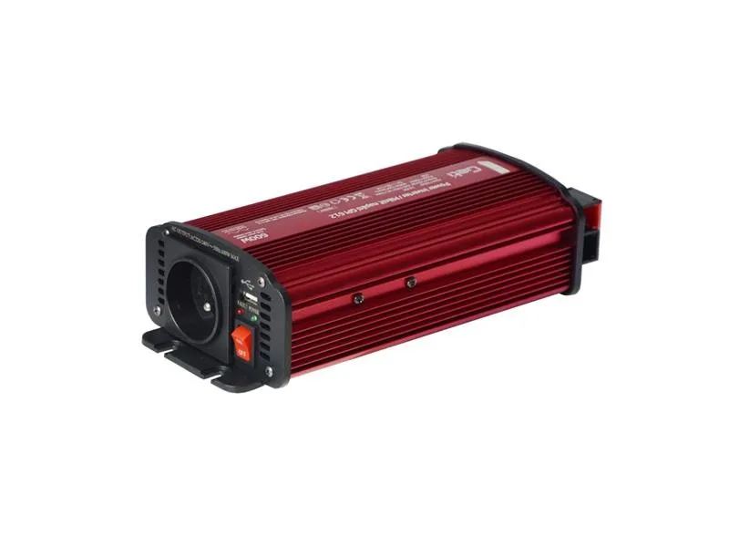 Invertor auto de putere Geti GPI 612 12V / 230V 600W USB
