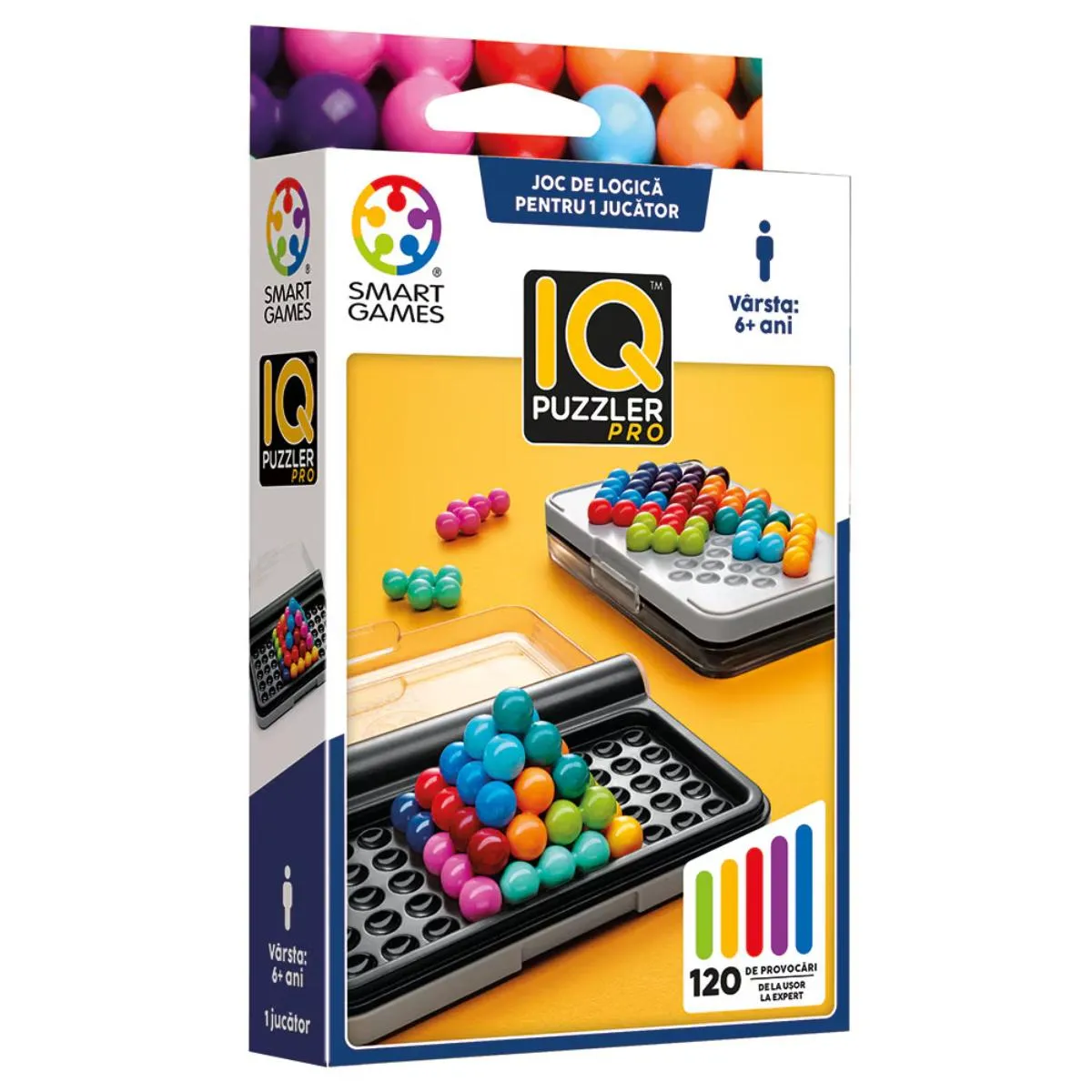 Joc de logica cu 120 de provocari, Smart Games, IQ Puzzler Pro