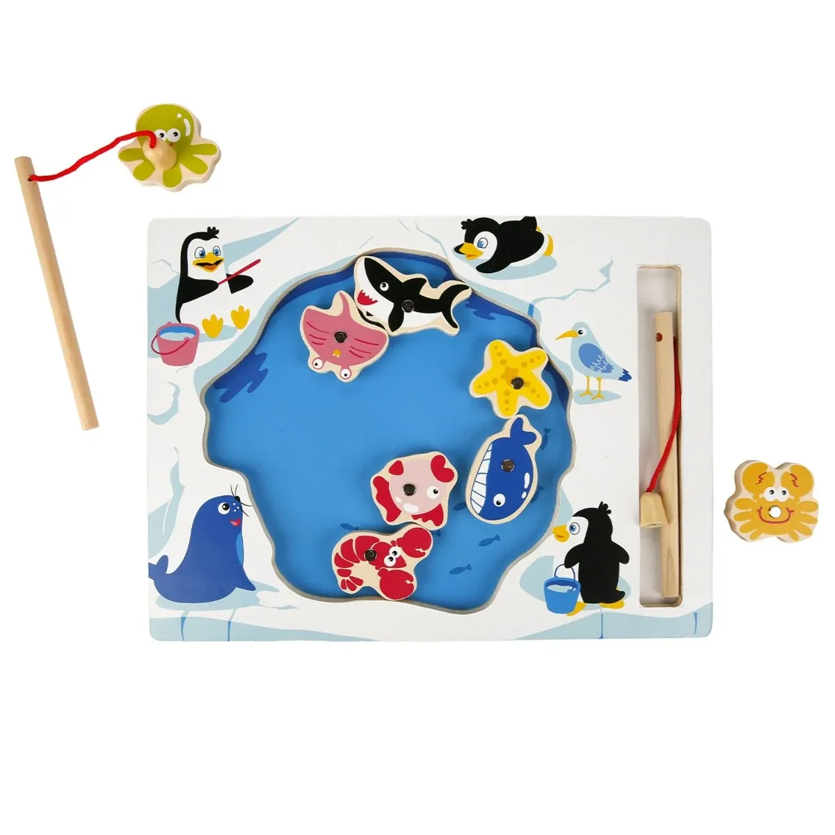 Joc magnetic de pescuit, 11 piese