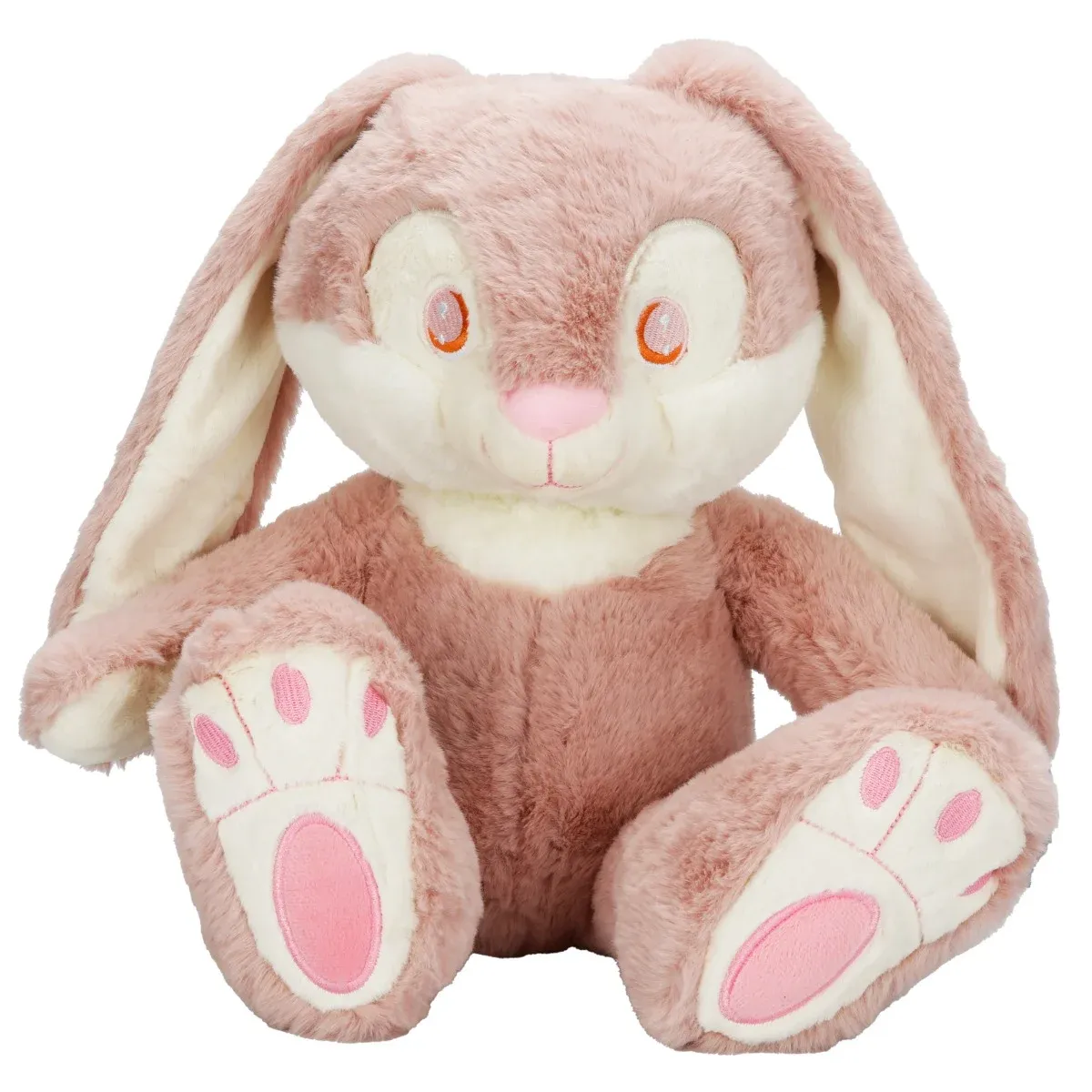 Jucarie de plus, Puffy Friends, Iepuras, Roz inchis, 35 cm