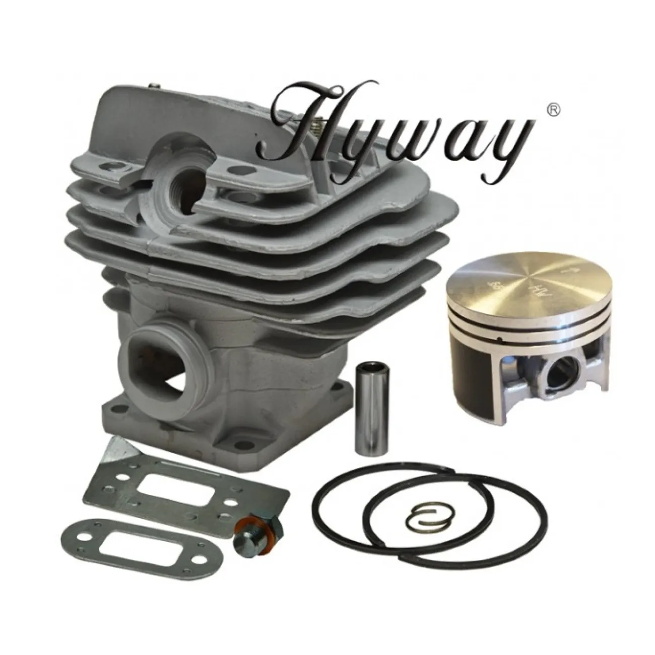Kit cilindru drujba compatibil Stihl MS 260, 026 Hyway Ø 44.7 mm (Piston placat cu teflon)