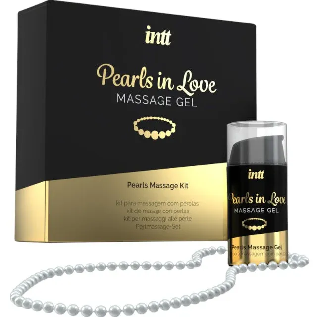 Set de masaj erotic Intt - Pearls in Love, 15 ml