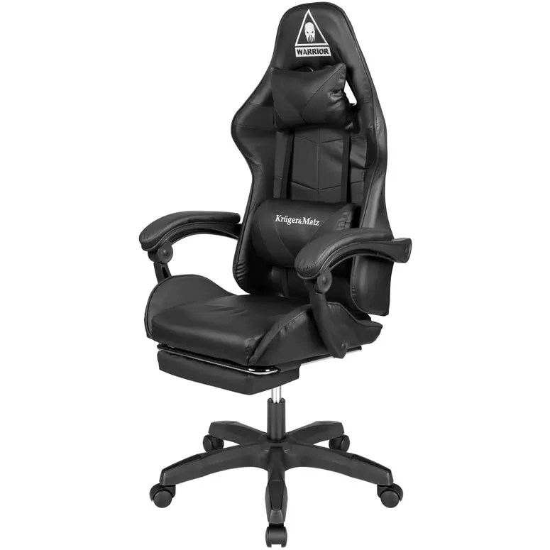 Kruger&Matz Scaun Gaming Warrior GX-150 Kruger&Matz, Negru-Alb