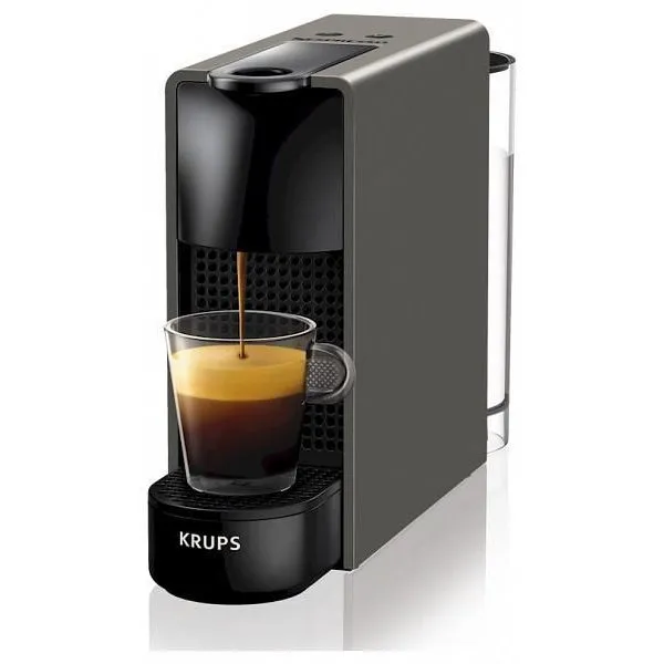 KRUPS Espressor Nespresso by Krups Essenza Mini XN110B10, 1260W, 19 Bar, 0.6L, Gri, + set capsule degustare