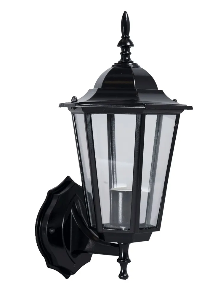 Lampa Gradina Corona Negru 1xE27 60W IP44