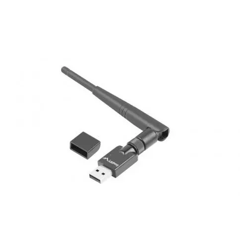 LANBERG Adaptor Wireless Lanberg NC-0150-WE, 2.4 GHz, USB 2.0, transfer pana la 150 Mbps, Negru