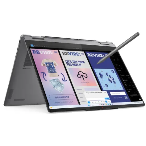 Lenovo Laptop 2 in 1 Lenovo Yoga 7 14ILL10, procesor Intel Core Ultra 5 226V, 14 inch, WUXGA, TOUCH, RAM 16GB, SSD 1TB, Intel Arc Graphics 130V, Windows 11 Home, Gri