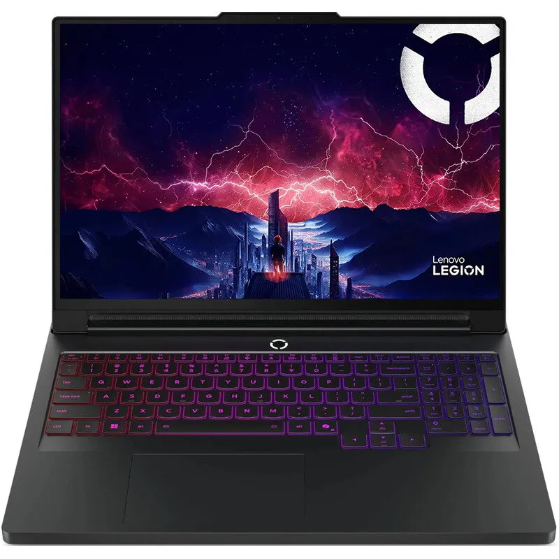 Lenovo Laptop Gaming Lenovo Legion Pro 7 16AFR10H, procesor AMD Ryzen™ 9 9955HX3D pana la 5.4GHz, 16 inch, WQXGA, OLED, 240Hz, 64GB DDR5 RAM, 1TB SSD, NVIDIA® GeForce RTX™ 5080 16GB GDDR7, No OS, Negru