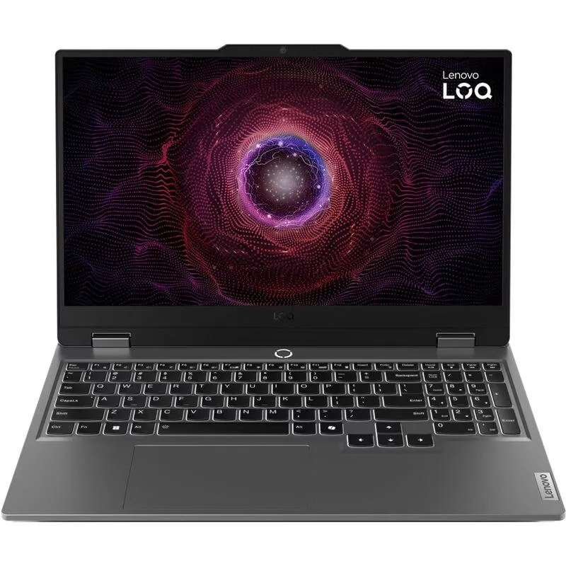 Lenovo Laptop Gaming Lenovo LOQ 15ARP9, Procesor AMD Ryzen™ 5 7235HS pana la 4.20 GHz, 15.6 inch, Full HD, IPS 144Hz, 16GB RAM, 512GB SSD, NVIDIA GeForce RTX 4050 6GB, No OS, Gri