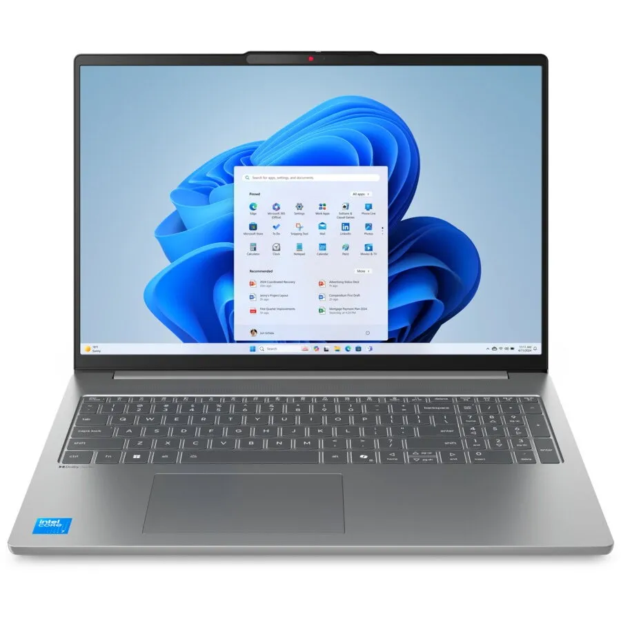 Lenovo Laptop Lenovo IdeaPad Slim 5 16IRH10, Intel Core i7-13620H, 16 inch WUXGA, 16GB RAM, 1TB SSD, Free DOS, Gri (INT Keyboard)
