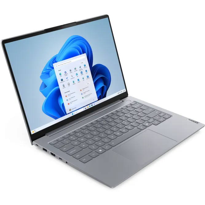 Lenovo Laptop Lenovo ThinkBook 14 G8 IAL, Procesor Intel® Core™ Ultra 7 255H pana la 5.10 GHz, 14 inch, WUXGA, 16GB DDR5, 512GB SSD, Intel Graphics, Free Dos, Gri