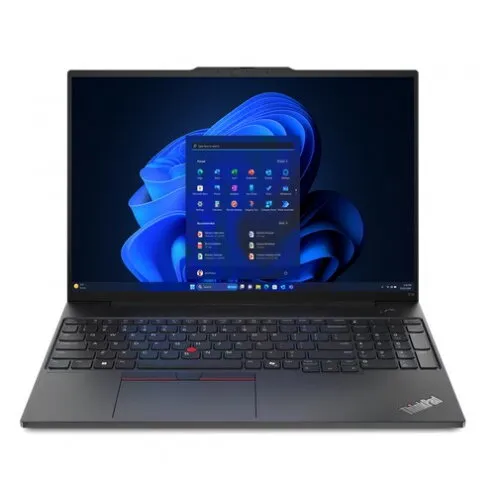 Lenovo Laptop Lenovo ThinkPad E16 Gen 2, Intel Core Ultra 5 125U, 16 inch WUXGA, 16GB RAM, 512GB SSD, Windows 11 Pro, Negru (INT Keyboard)