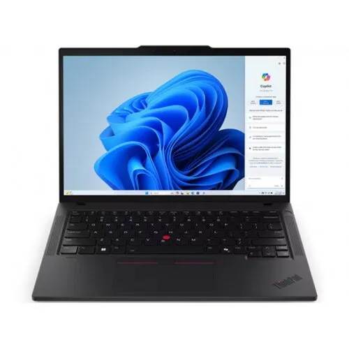 Lenovo Laptop Lenovo ThinkPad T14 Gen 5, Intel Core Ultra 7 155U, 14 inch WUXGA, 16GB RAM, 512GB SSD, Windows 11 Pro, Negru (Tastatura US) (INT Keyboard)